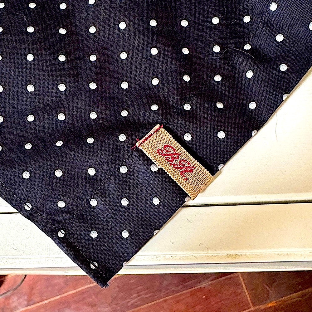 NWT!! Men's Banana Republic Heritage Collection Black Polka Dot Shirt Sz- L/Tall - Picture 2 of 8